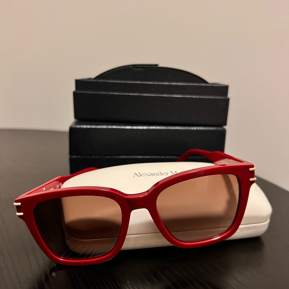 Alexander McQueen Bold Red Eyewear